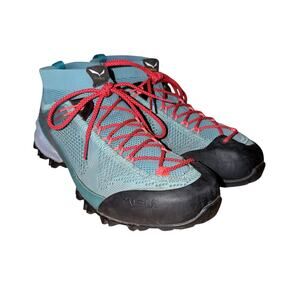 Salewa Alpenviolet GTX low-cut Hiking Boots Trail Shoes wmn 8 Teal blue Outdoor